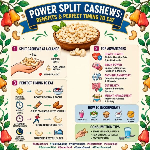 cashew split premium