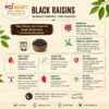 black raisins