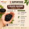 black raisins