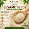 white sesame seeds