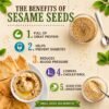 white sesame seeds