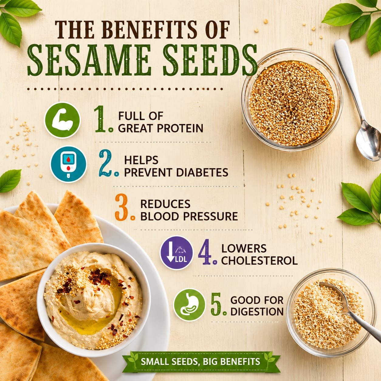 Home white sesame seeds