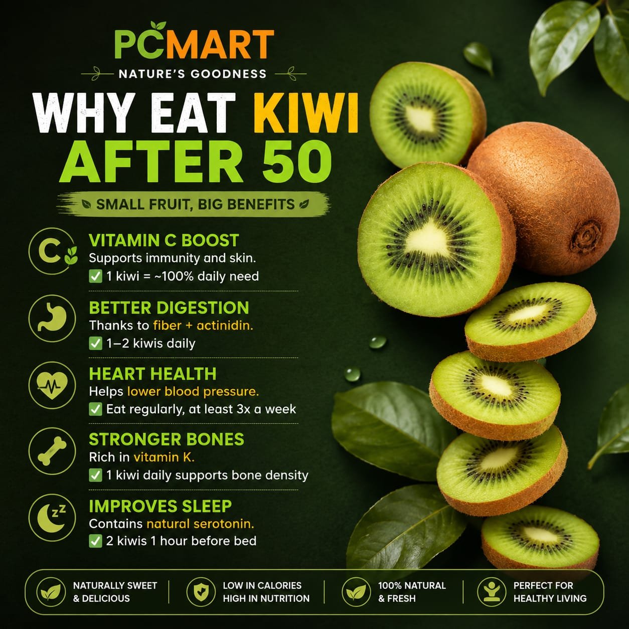 Home dried kiwi