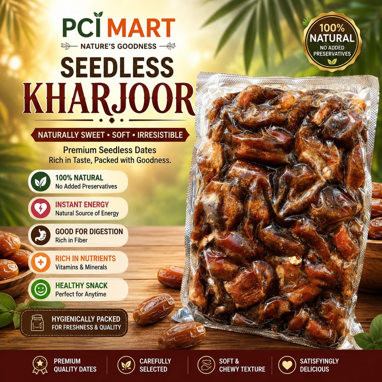 Home seedless kharjoor